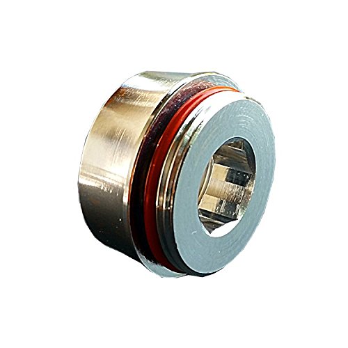 M20 IG x M22 AG, chrom, Gewinde Adapter M22 Aussengewinde auf M20 Innengewinde f. Gewinde von neueren Designhähnen - für kleine Perlstrahlergewinde zum Anbringen z.B. eines Aquadea Crystal Wirblers- M 20x1 IG x M22x1 AG. Oft bei Designerhähnen.