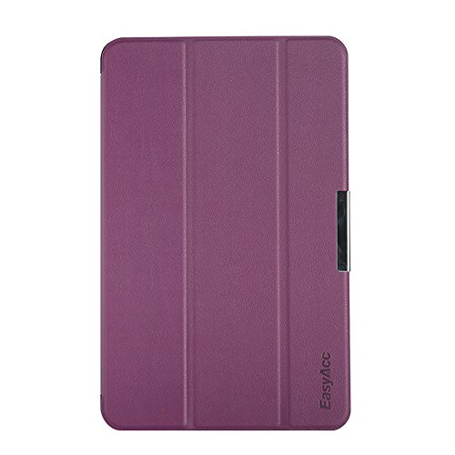 EasyAcc Samsung Galaxy Tab E 9.6 Hülle Schutzhülle T560 Case Hochwertiges PU Leder Etui – mit Standfunktion für Samsung Galaxy Tab E T560/T561 (9,6 Zoll) Tablet-PC (Lila, Kunstleder, Ultra Dünn) - 8