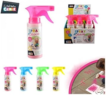 Pack of 4 Chalk Spray A PULVERISER Pink/Blue/Green/Yellow – Creative Genius