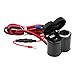 Produktbild Qiilu 12-45V Telefon USB Netzteil Port Zigarettenanzünder für Motorrad Roller