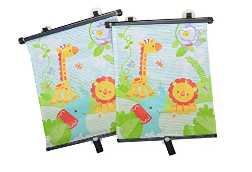 Fisher Price Retractable Sun Blind Rainforest Friends