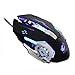 Price comparison product image Mechanical Silence Wired Mouse,Mamum Wired LED Light 4000DPI Optical Usb Ergonomic Pro Gamer Gaming Mouse Metal Plate (Black)