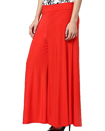 Krystle Womens|Girls Rayon Red Palazzo RS.245 (65.00% Off) - Amazon