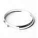 Price comparison product image MINI COOPER Trim Ring - SODIAL(R)Car Keyring Trim Ring Rim for BMW MINI Roadster Cooper Clubman S KEY B Silver