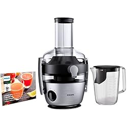 Philips hr1921/20 Centrifugeuse, fiberboost, Quick Clean Technologie, fonction, 1100 W, acier inoxydable pré-nettoyage