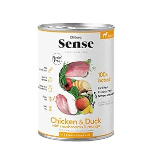 Dibaq Sense Grainfree CANS - Chicken & Duck ( 380gms) for Fussy Adults