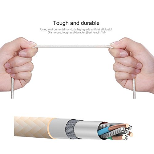 Maclean MCE161 Magnetische Lightning iOS Ladekabel 1m Datenkabel Schnelle Ladung 2.4A - 9