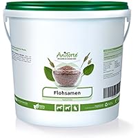 AniForte Flohsamen Ganz 1 kg für Pferde, Hunde und Katzen, Reich an Ballaststoffen und Schleimstoffen, Indische Rohkost Qualität