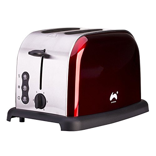 Als Direct Ltd ? groß Schnell kochen Dome Wasserkocher + 2 Slice Toaster breit Slot Set – rot - 2
