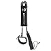Produktbild Aufgerollten TPU SUP Leash Paddel 10 Ft / 3 Meter Sicherungsleine Paddelboard-Leash Fußschlaufe Klettverschluss