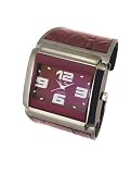 Jean Patrick Damen-Armbanduhr Analog Edelstahl rot 770526