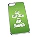 Produktbild Weiß Schutzhülle für iPhone 5/5S 1491 grün Keep Calm und Love Sambuca
