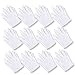 Produktbild nuolux weiß Handschuhe 12 Paar Größe 9 Baumwolle für Gesundheit Musik Leinwand Beauty Arbeit rutschsicher