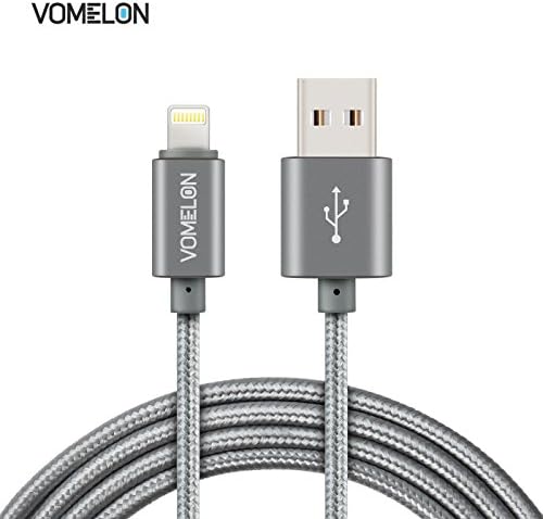 iPhone 6 Cable (6 Feet) [3 Pack], V0MEL0N High Speed Data Cable Durable NylonFiber Braided Cable Cord for iPhone 5 5S 5C 6 7 iPod Touch 6