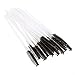 SONGQEE(TM) 50PCS Disposable Eyelash Mini Brush Mascara Wands Applicator Spoolers Makeup (Black)