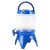 Este dispensador de agua plegable puede ser doblado en un pequeño tamaño y ahorre su lugar, compacta para el almacenamiento.