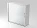 Produktbild Hammerbacher Rollladenschrank 1733S 3OH RE weiss/silber