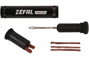 ZEFAL Tubeless Repair Kit - Kit Reparación Tubeless Bici y MTB con Clip de Montaje - Kit Repara Pinchazos Bicicleta - 53g
