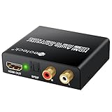 decodificador hdmi claro 【El Diseño de Carcasa de Metal】 Blindaje General Sin Interferencia de Señal, Tomas HDMI Chapadas en Oro, Mejora las Señales de Video HD sobre Transmisión de Larga Distancia sin Problemas