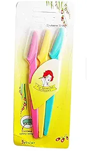 D&G ONLINE Razor for Face Women and Men with Free Single Eyebrow Pl?cker | Eyebrow Razor | Painless Facial Hair Remover