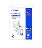 Drucktechnik : Tintenstrahl Epson C13S041749 Papier Inkjet 90 g / m2 A4, 500 Blatt Pack, hell weiß