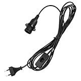 lampenfassung kabel wechseln TECHNISCHE DATEN: Die Glühbirnenfassung ist für Leuchtmittel mit einem E14-Gewinde verwendbar. Diese sollten max. 60W Leistung haben. Der Abstand zwischen Stecker und Schalter beträgt ca. 50 cm, zwischen Schalter und Fassung ca. 285 cm.