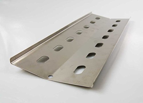 3 x Edelstahl Flammenblech 43,5 x 15 cm für Gasgrill Flammenverteiler Flammenabdeckung Grillblech Brennerabdeckung - 2