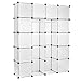 Songmics Kleiderschrank Garderobenschrank Mit 2 Kleiderstange Regalsystem 180 x 145 x 37 cm Weiß LPC30W