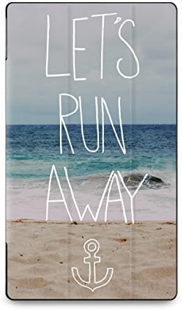 caseable Fire HD 10 Cover (5th Generation - 2015 Release), Let's Run Away Sandy Beach