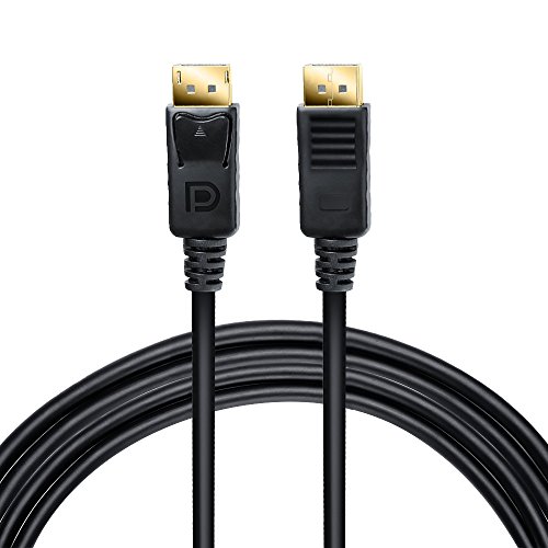Displayport, Coolreall Vergoldete (DP) Displayport auf Displayport Audio- und Videokabel Unterstützung 4K-Auflösung und Full HD 1080P, 3m, Stecker auf Stecker - 3