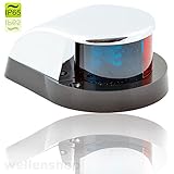 Gehäuse Oberseite: Metall verchromt, Gehäuse Unterseite: witterungsbeständiger / schlagfester Kunststoff, Schwarz