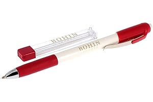 Bohin - Blanc Extra Fin Craie Crayon avec Recharge - 1 Ensemble
