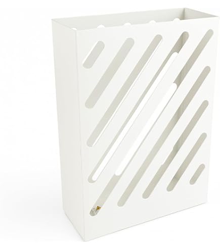 WANDERLUST DECO Paragüero Redondo De Metal Azul 50cm: Elegancia Y Orden En La Entrada De Tu Hogar