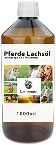 Naturendo fresh salmon oil, 1L, suitable for horses, cats and dogs