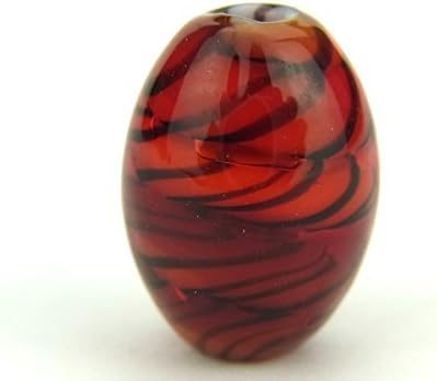 Glass beads / 14 mm / oval marbles