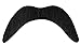 Produktbild 118 Unisex Schnurrbart Fancy Dress Fun Run Kostüm Zubehör 70 's Porn Star Tash # 1 x Schnurrbart nur ~ One Size (Regular)