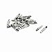 Move&Moving(TM) 20 Pcs 3.5mm 4 Pole Male Soldering Repair Headphone