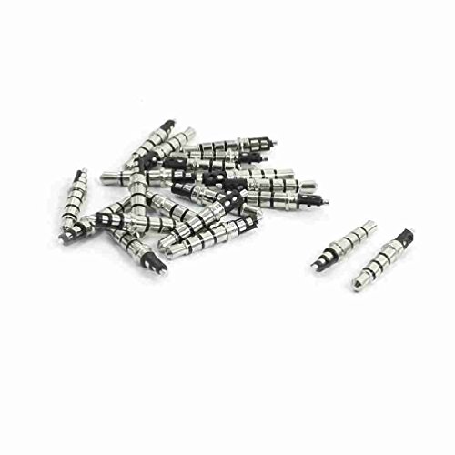Move&Moving(TM) 20 Pcs 3.5mm 4 Pole Male Soldering Repair Headphone