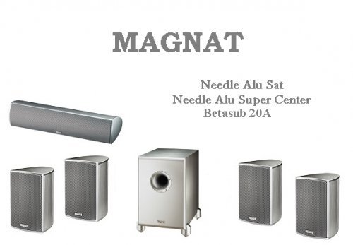 Magnat 2 Paar Needle Alu Sat + 1x Needle Alu Super Center + 1x Betasub 20A *Silber* Neu-Ware reviews Magnat 2 Paar Needle Alu Sat + 1x Needle Alu Super Center + 1x Betasub 20A *Silber* Neu-Ware