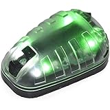 LEJUNJIE Hel-Star 6 Luce di Segnalazione del Casco tattico Green & IR o Red & IR Militare Luce di Sopravvivenza in Volo con N