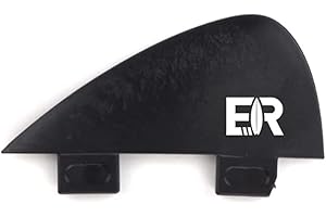 Eisbach Riders Sustainable Surfboard FCS Rapid River Surfing Fin (Black, Small - 1.8 Inches) - Made in Germany from Recycled Plastic