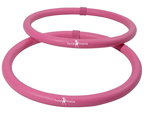Hoopomania Arm Hoop, Mini Hula Hoop Set mit Schaumstoffüberzug, 2-teilig, je 0,25kg - 4