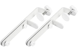 Toddmomy Lochplatten Tischhalterung 2 Stück aus Robustem Eisen mit Widerstandsfähiger Oberfläche für Einsatz im Büro und Heimarbeitsplatz Einfache Befestigung von Lochplatten