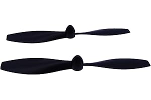 Gfpql WYanHua-Elettrico 2 pz. K552B Fai da Te Elica dell Aeroplano del Giocattolo, Lunghezza 108mm Nero, Elica del Motore di Nylon Prop di CW/CCW Fai da Te Parti del Giocattolo Mini Precisione