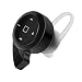 Produktbild Cuitan Universal Mini Wireless Bluetooth 4.1 Kopfhörer In-Ear Stereo Musik / Anruf Earpiece Noise Cancelling Earbud Ohrhörer Headphone Earphone Headset für iPhone, iPad, Samsung, Xiaomi, Huawei, Lenovo, HTC, LG, Motorola, Meizu und andere Bluetooth Smart Phones mit USB Kabel und Ohrhaken - Schwarz