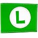 Produktbild Nintendo Super Mario Luigi Hat Logo Grün Portemonnaie Geldbörse