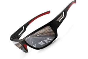 PUKCLAR Gafas de Sol Polarizadas Hombre UV400 | Montura TR90 Ligera Flexible | Cristales Anti-Reflejantes HD | Diseño Unisex para Conducir, Pescar, Ciclismo, Outdoor