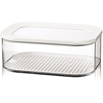 Mepal Modula Contenitore Per Formaggio 2000ml | Verde Nordico, 22,4x16x8,6cm | Con Inserti Anticondensa, Ermetico, Lavastoviglie - 3