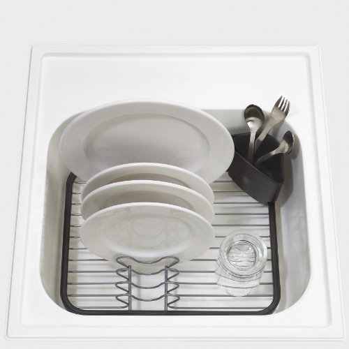Umbra 330065-744 Sinkin Abtropfschale, Geschirrabtropfgestell, Metall / Gummi, smoke / nickel - 2