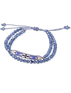 Handgefertigt Single Wickeln Armband String Perle Kette zum Mädchen Perfekt Schmuck Hand Kette